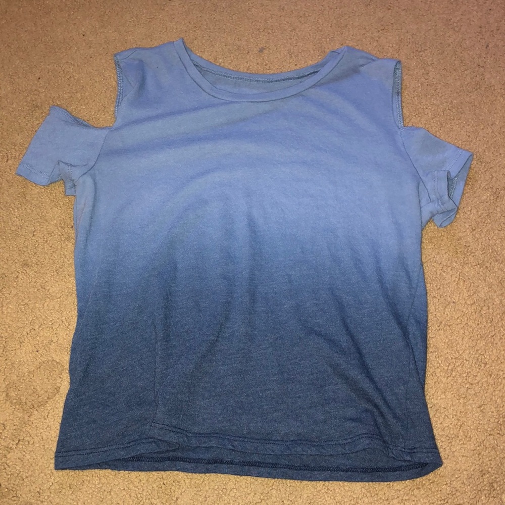 Blue hollister shirt
